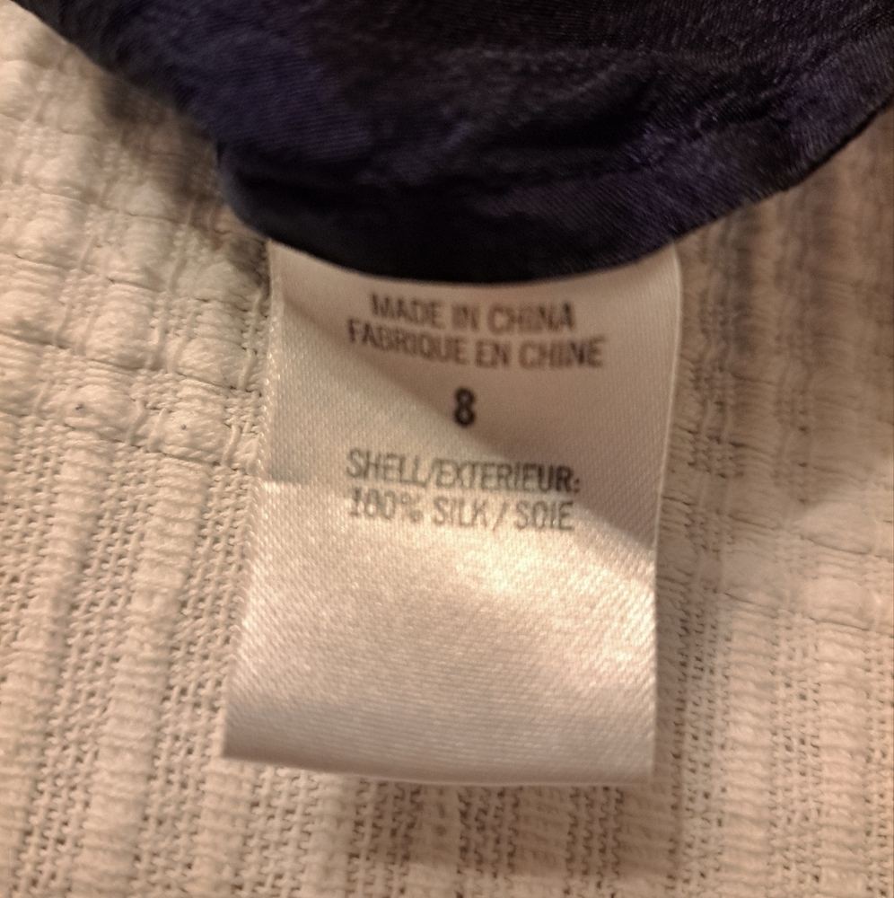THEORY Fit & Flare Silk Dress. - Picture 5 of 5